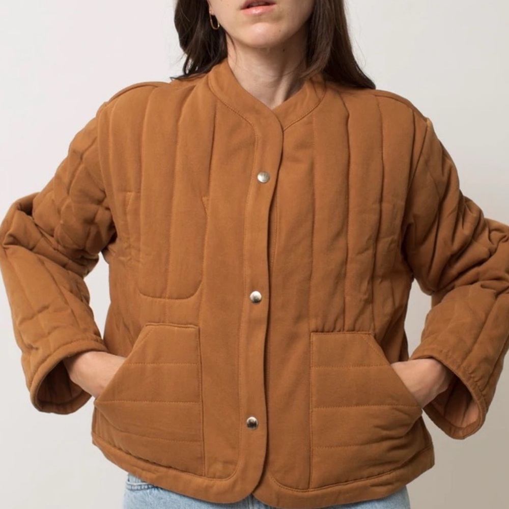 Kordal Studio Reversible Quilted Jacket in Clove